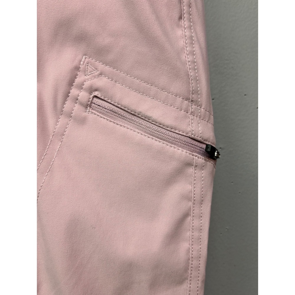 Eddie Bauer Capri Pants Womens 12 Pink Gorpcore Outdoor Hiking Stretch Utility - Picture 8 of 9